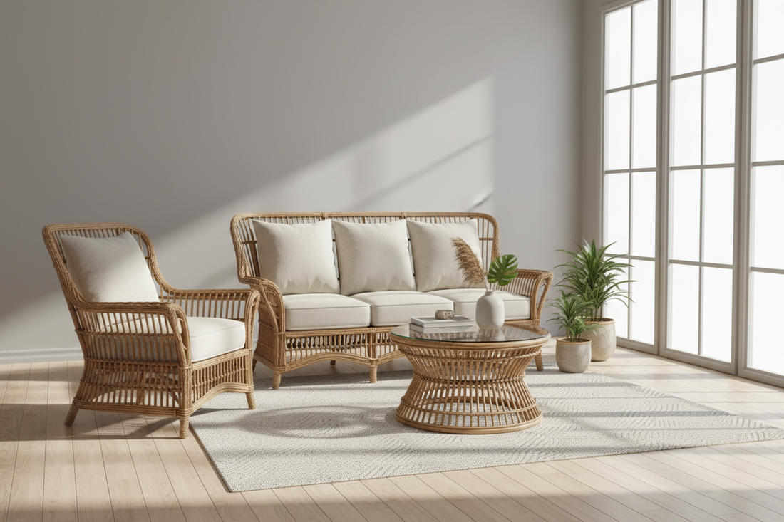 Rattan Möbel richtig einsetzen: Natürliche Wohnideen für ein harmonisches Zuhause