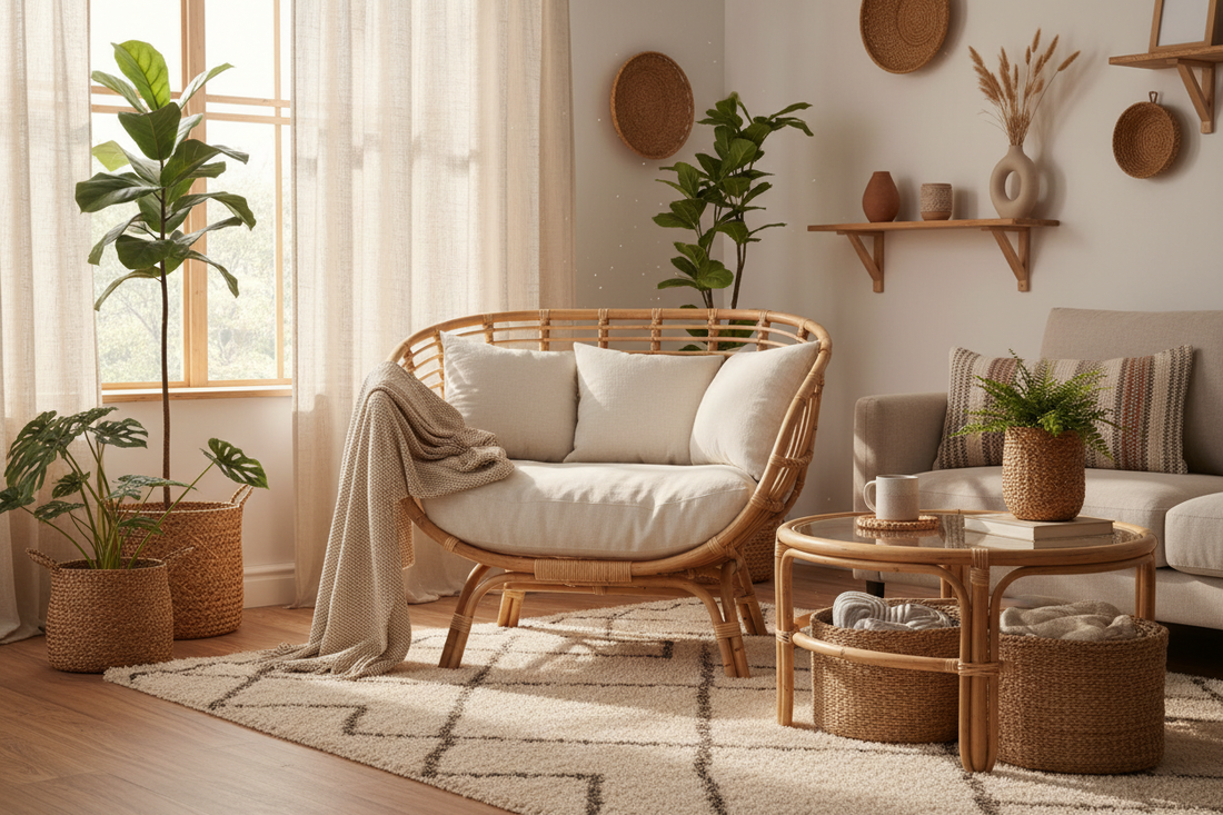 Wohnideen & Ratgeber: Natürlich wohnen mit Rattan