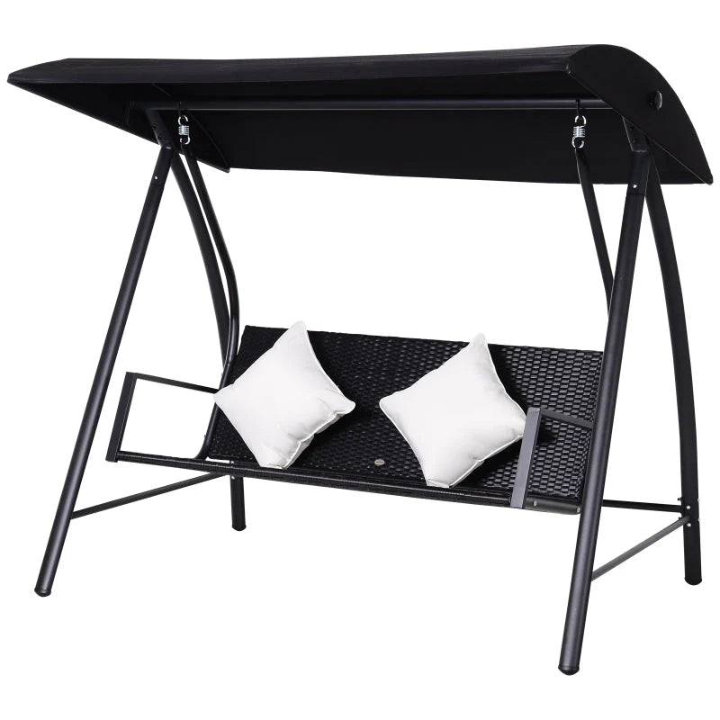 rattan- gartenschaukel 