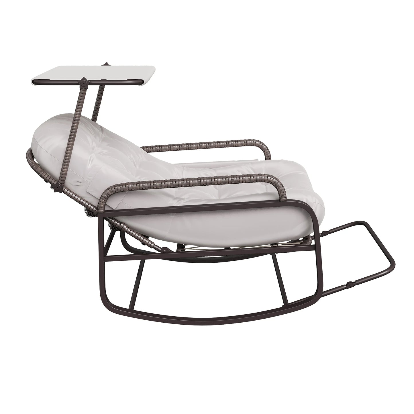 rattan-schaukelstuhl