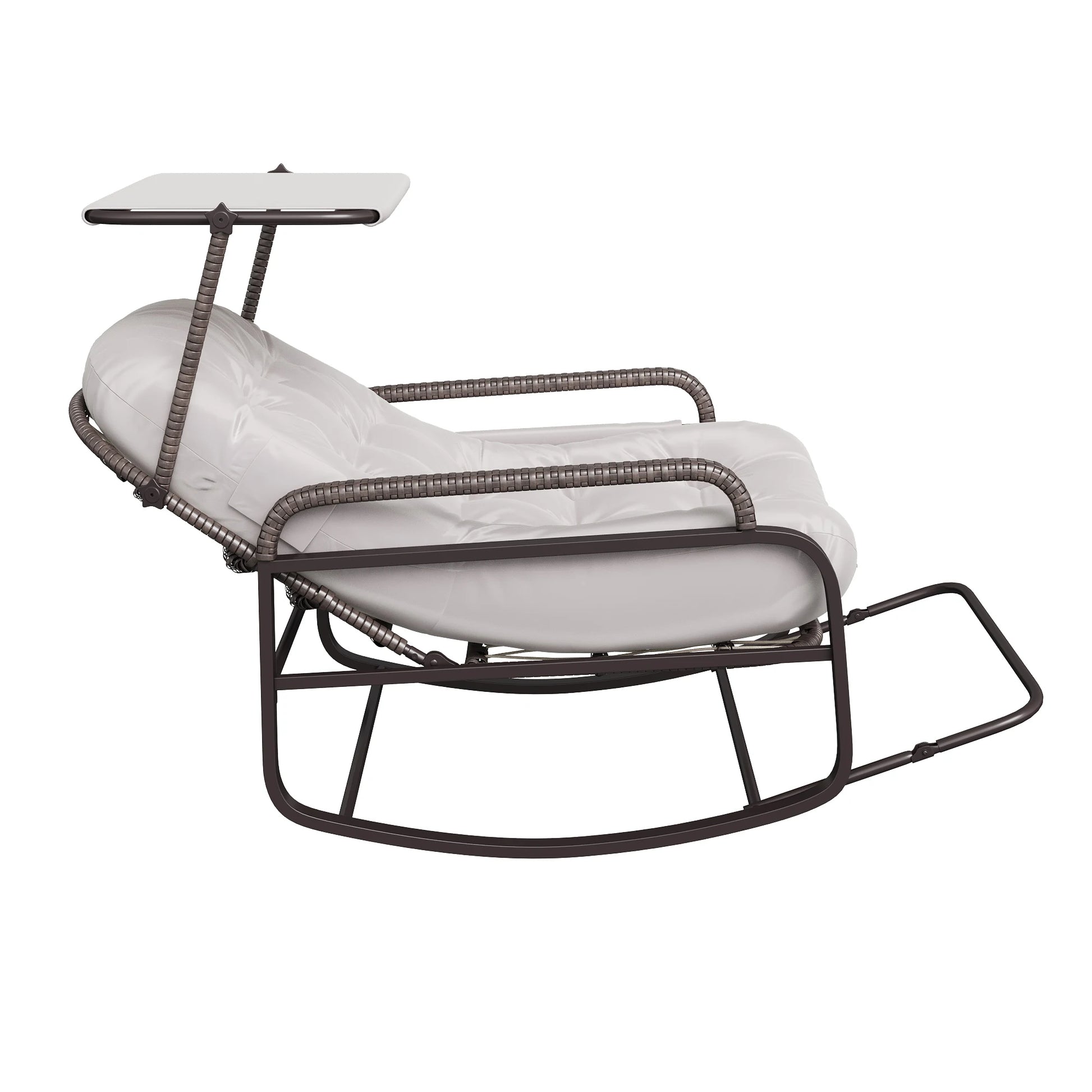 rattan-schaukelstuhl