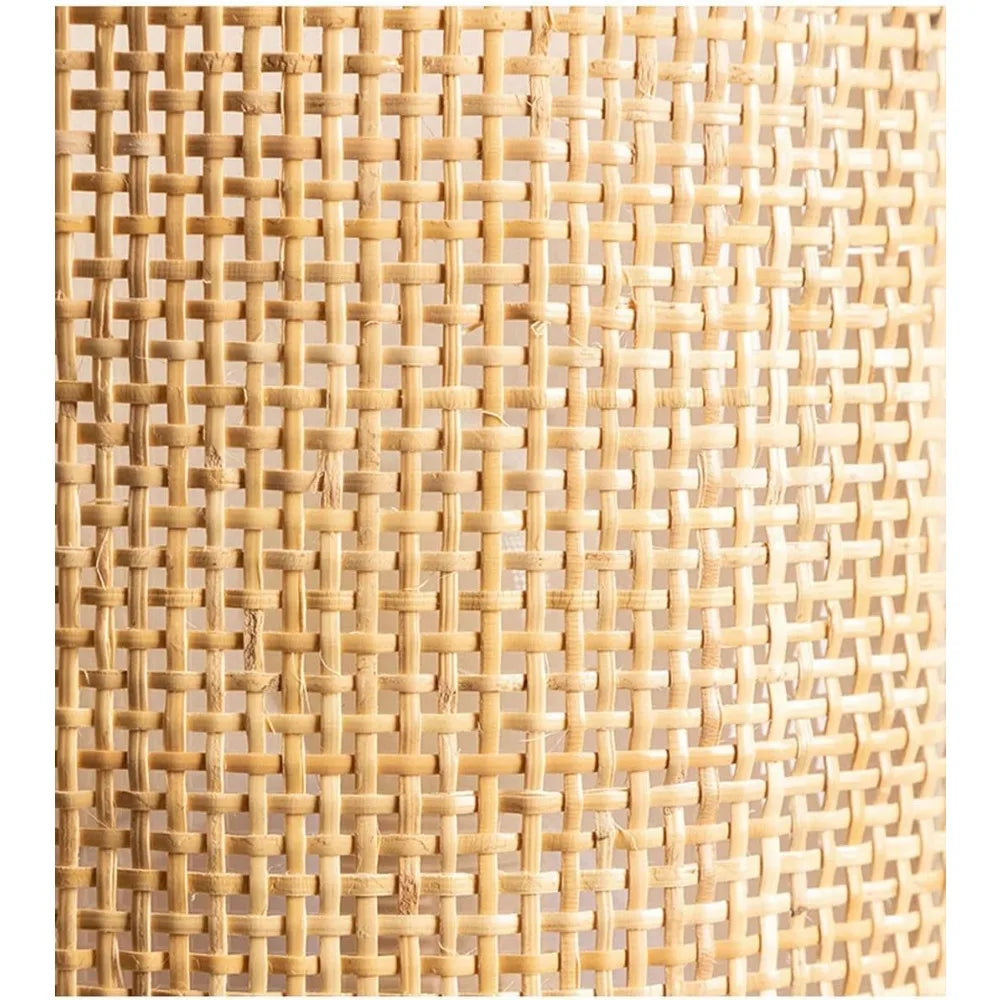 Japandi Bambus Wandleuchte aus Rattan – Handgewebt E27 | RattanHaus™