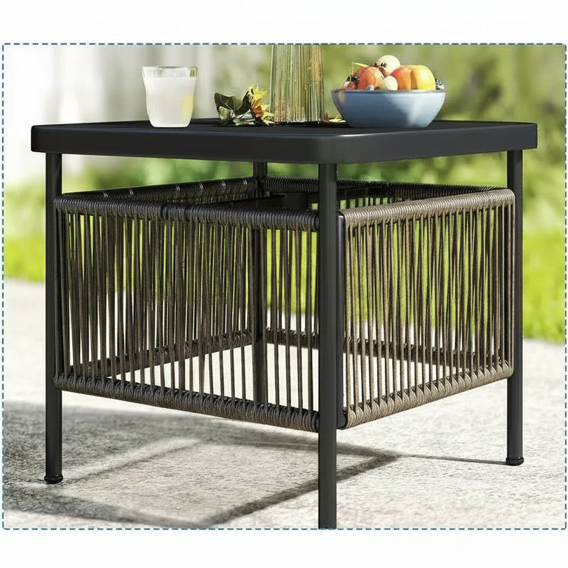 gartentisch aus rattan