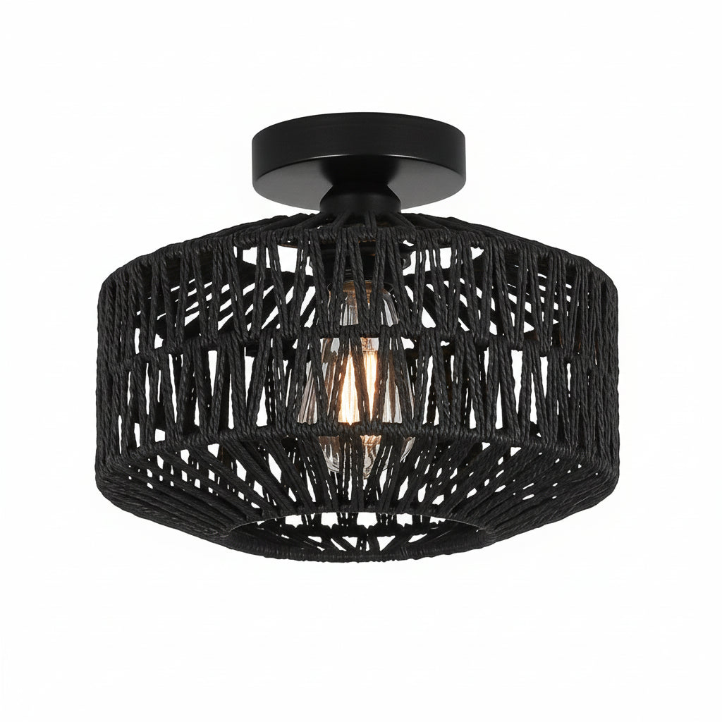rattan-lampe