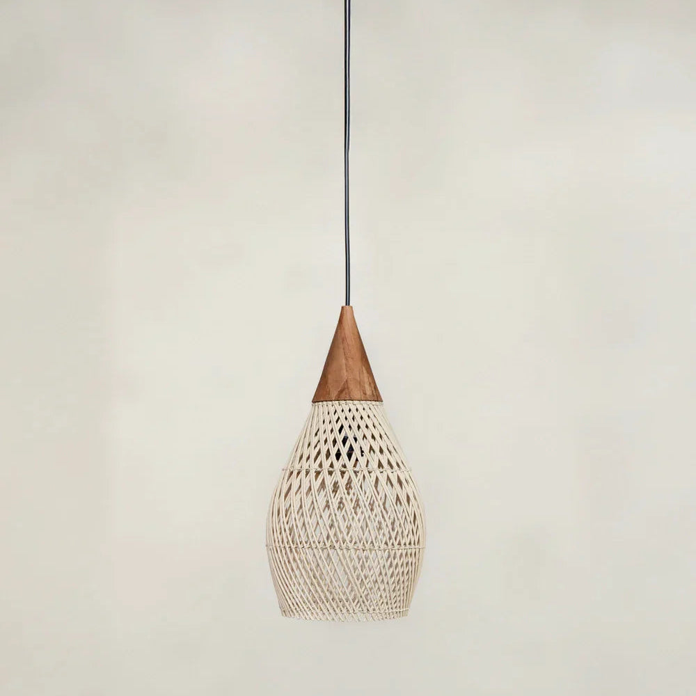 Rattan-Pendelleuchte